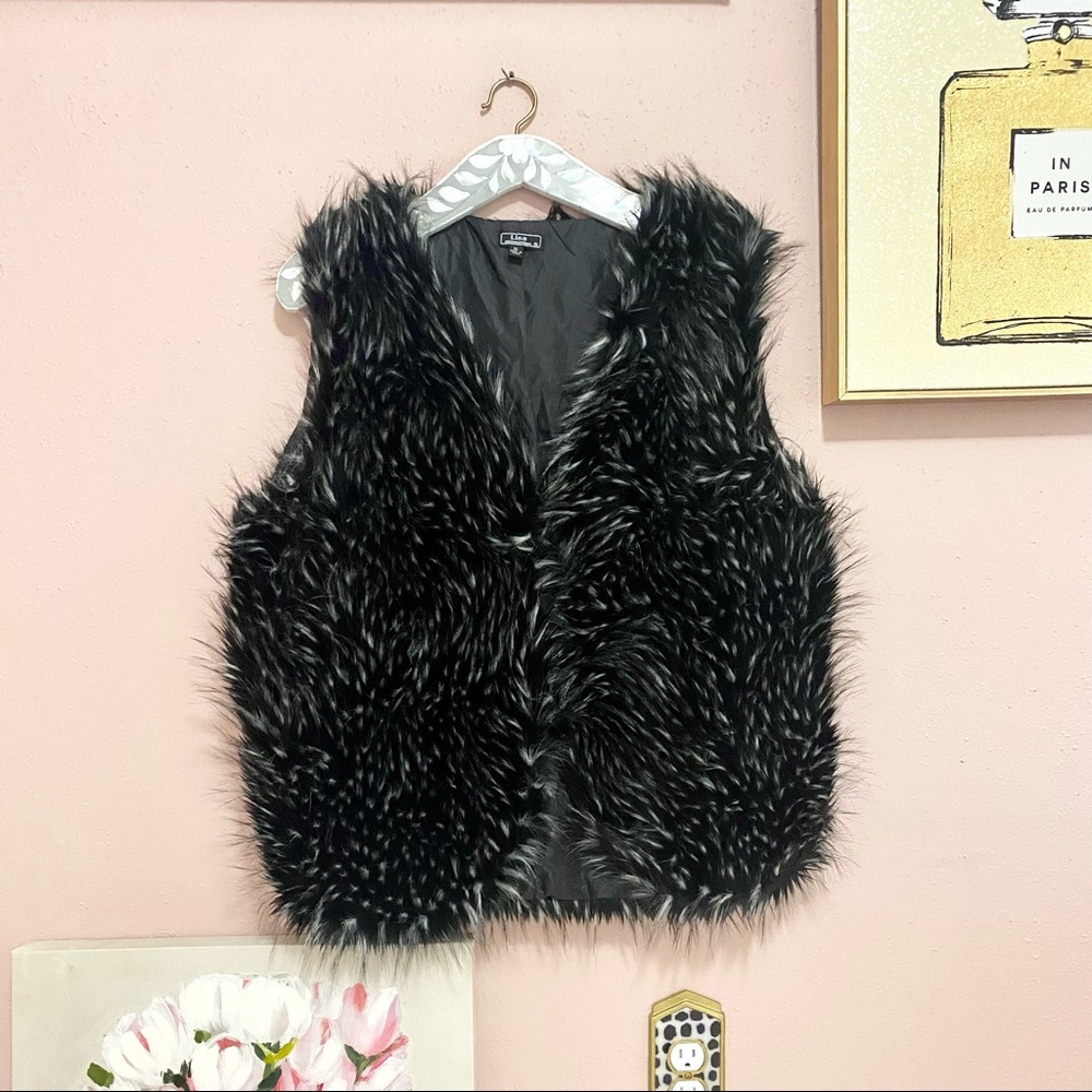 Dillard’s | Faux Fur Ostrich Vest